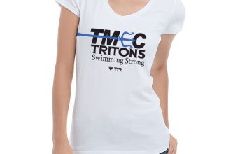 District Made – TMEC Women Team V-neck Shirt in White (Copy)
