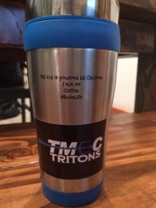 Mug with TMEC Stickers